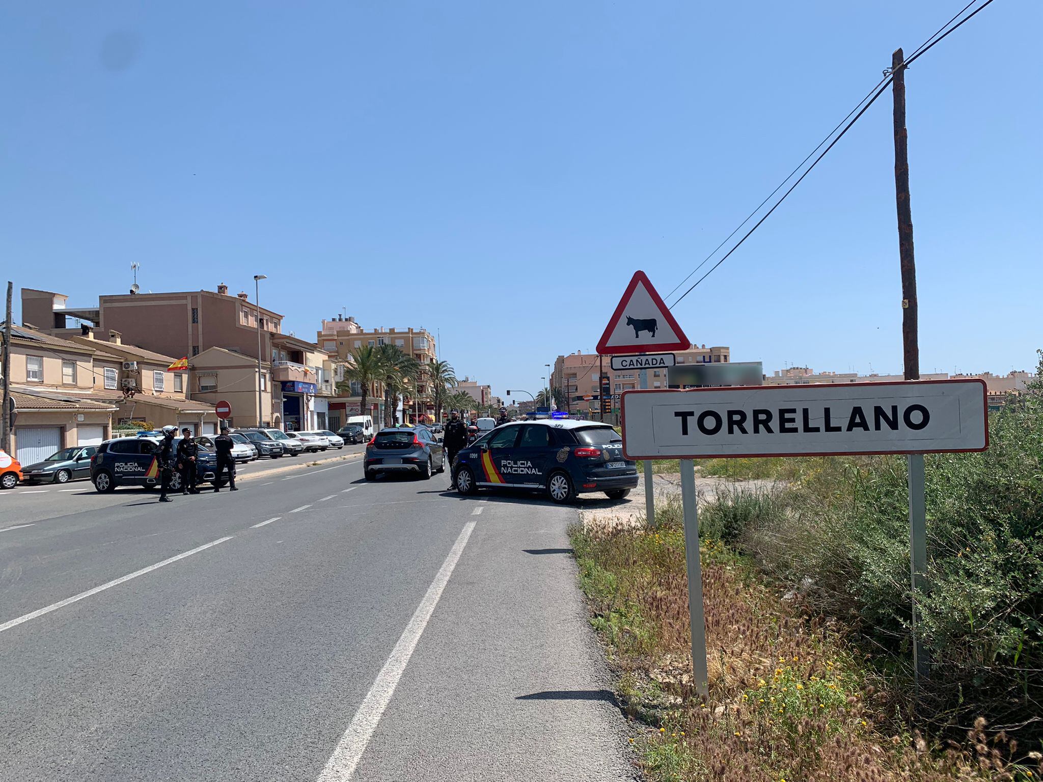 La Policía Nacional en Torrellano