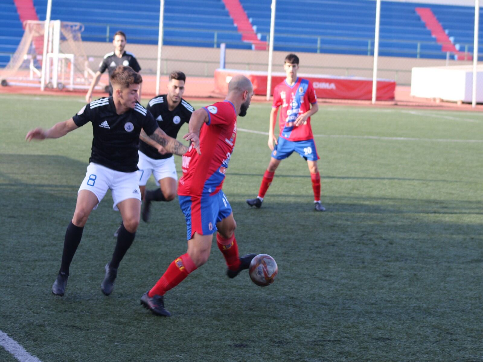 Uno de los partidos de la UD Lanzarote disputado en su campo.