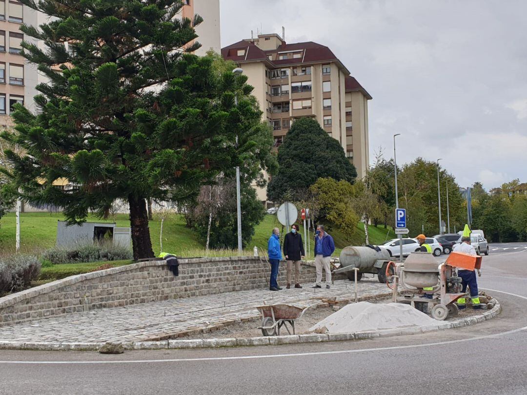 Rotonda de Astillero donde se ubicará una trainera