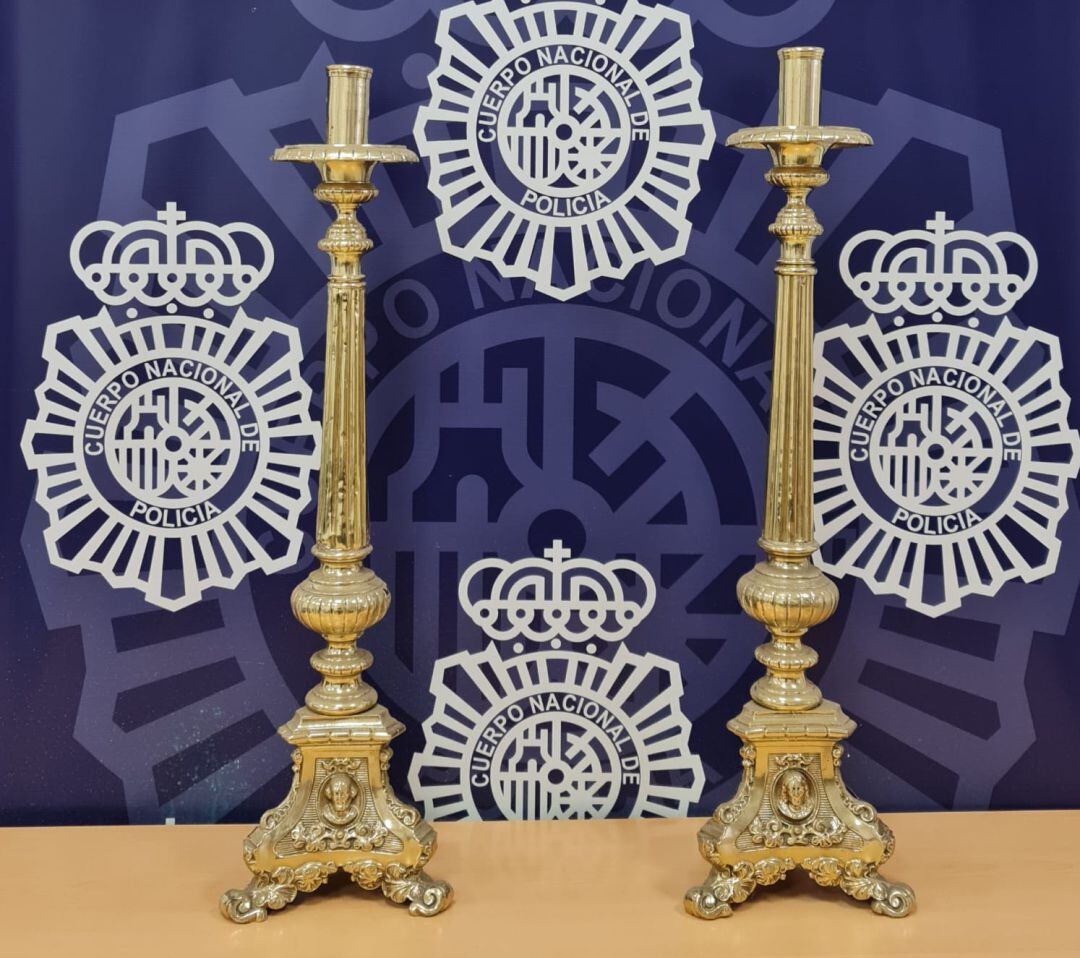 El material recuperado por la Policía Nacional