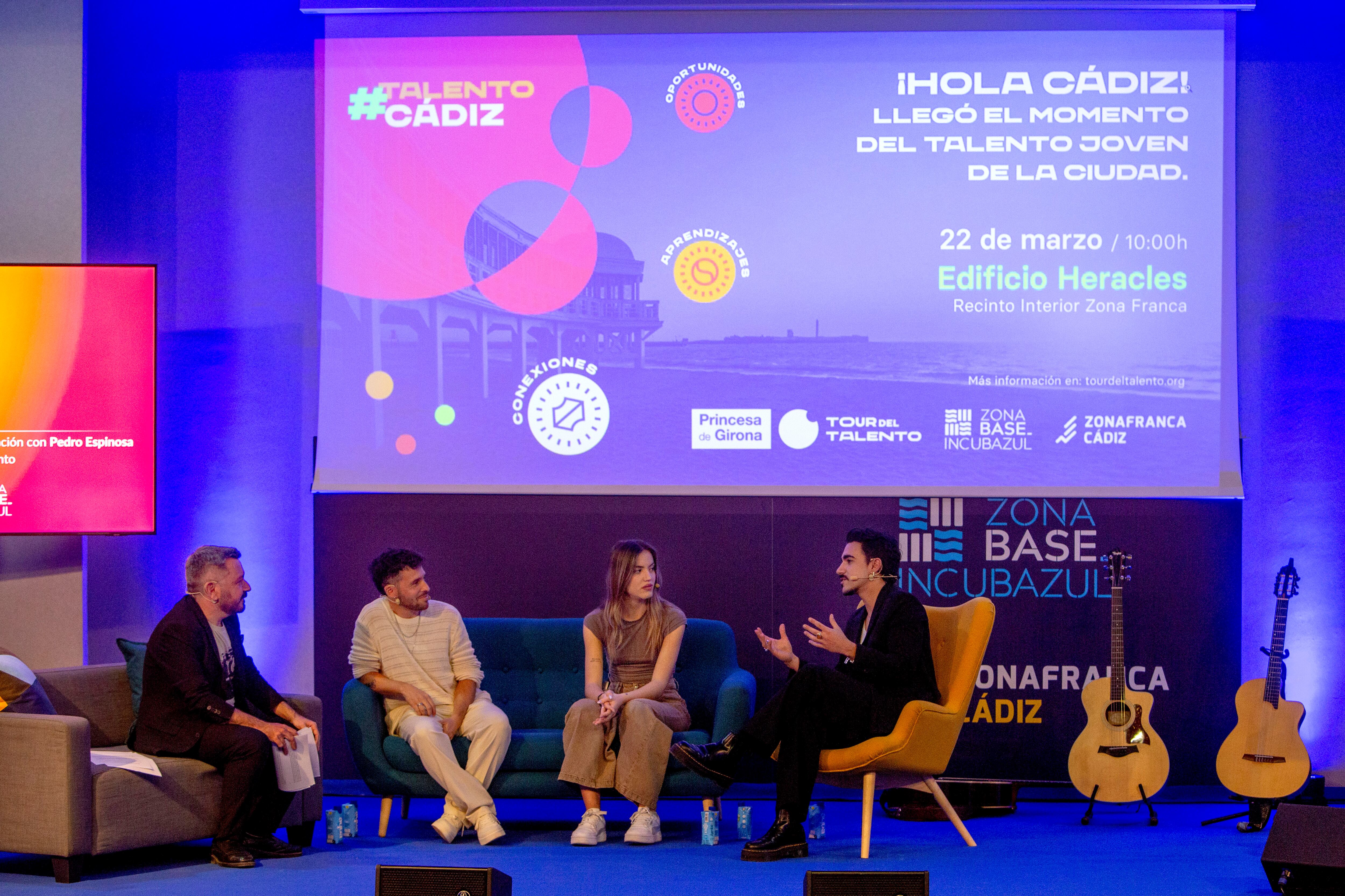 Pedro Espinosa, Marassi, Julia González y Gonzalo Hermida en Conversa Talento