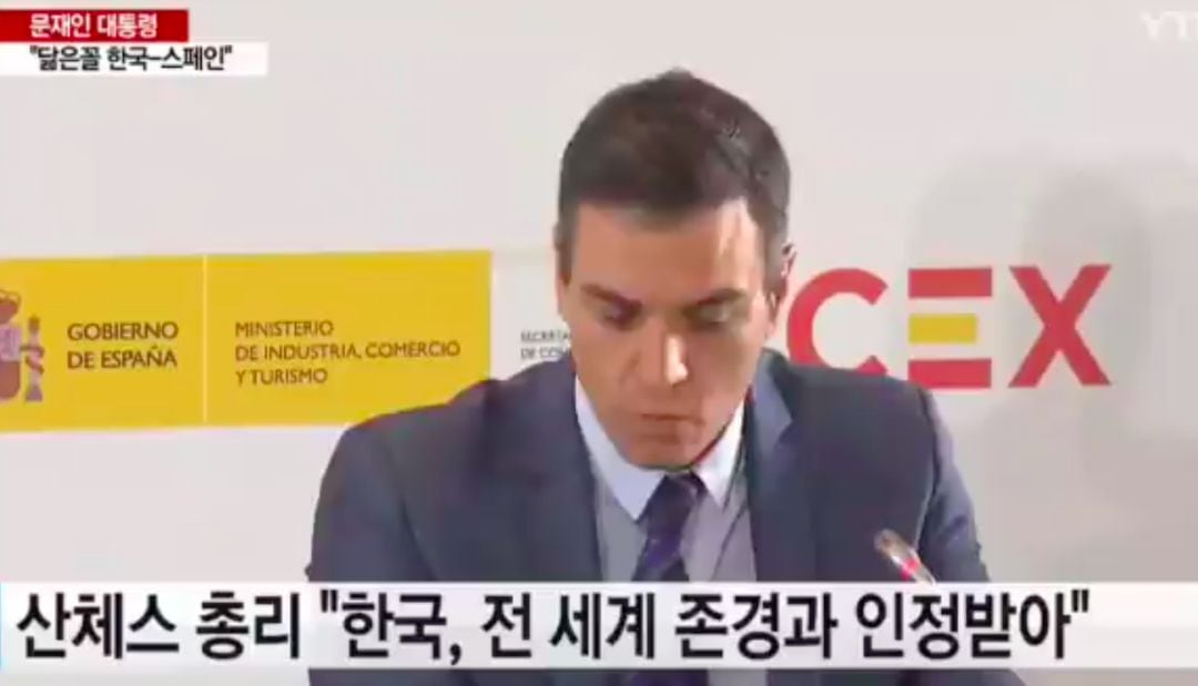 El vídeo de Pedro Sánchez hablando coreano que se ha viralizado en redes y ha desatado el humor.