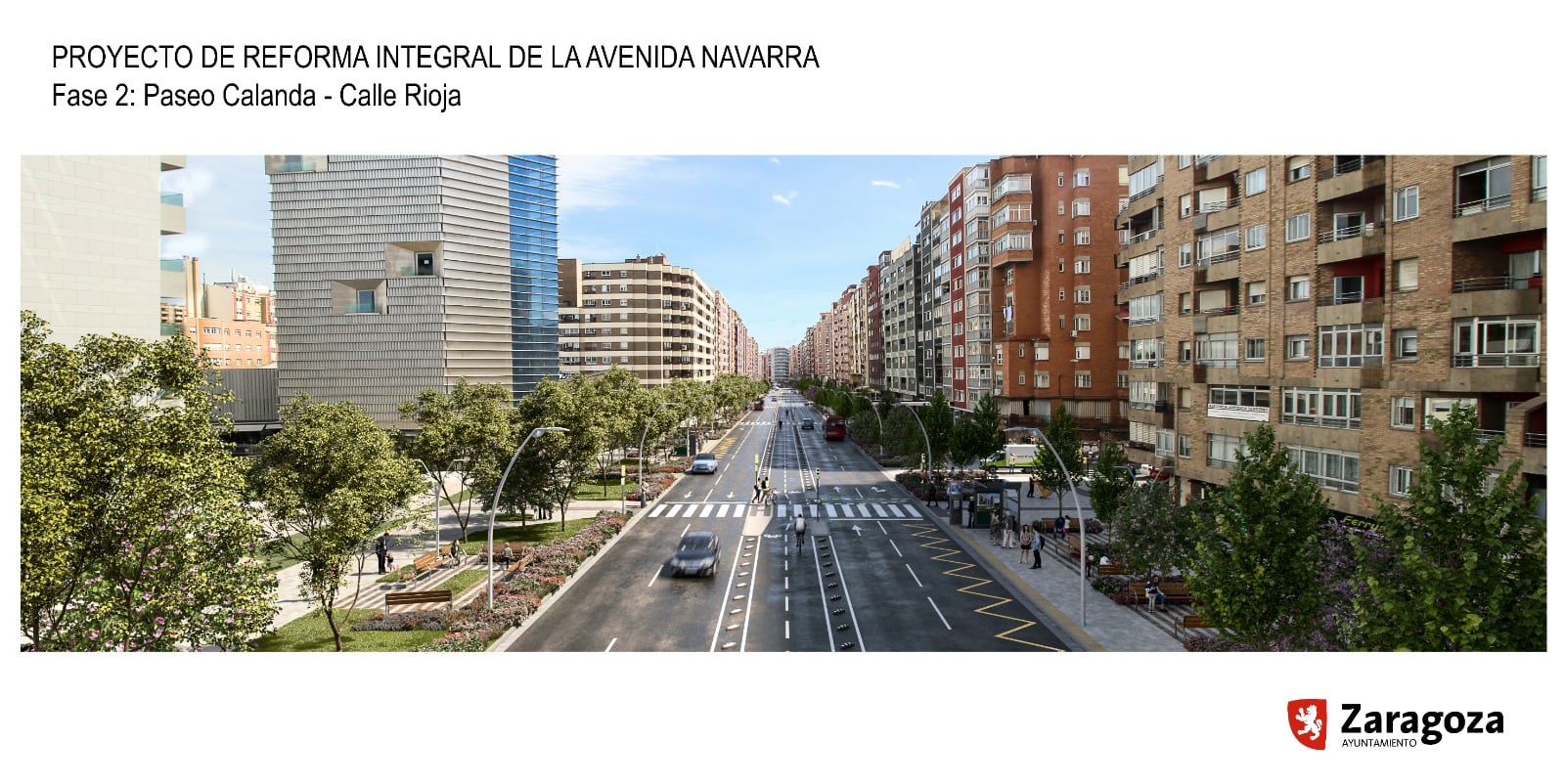 Así quedará la Avenida Navarra una vez reformada