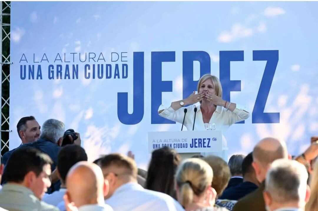 La candidata del PP a la Alcaldía de Jerez, María José García Pelayo