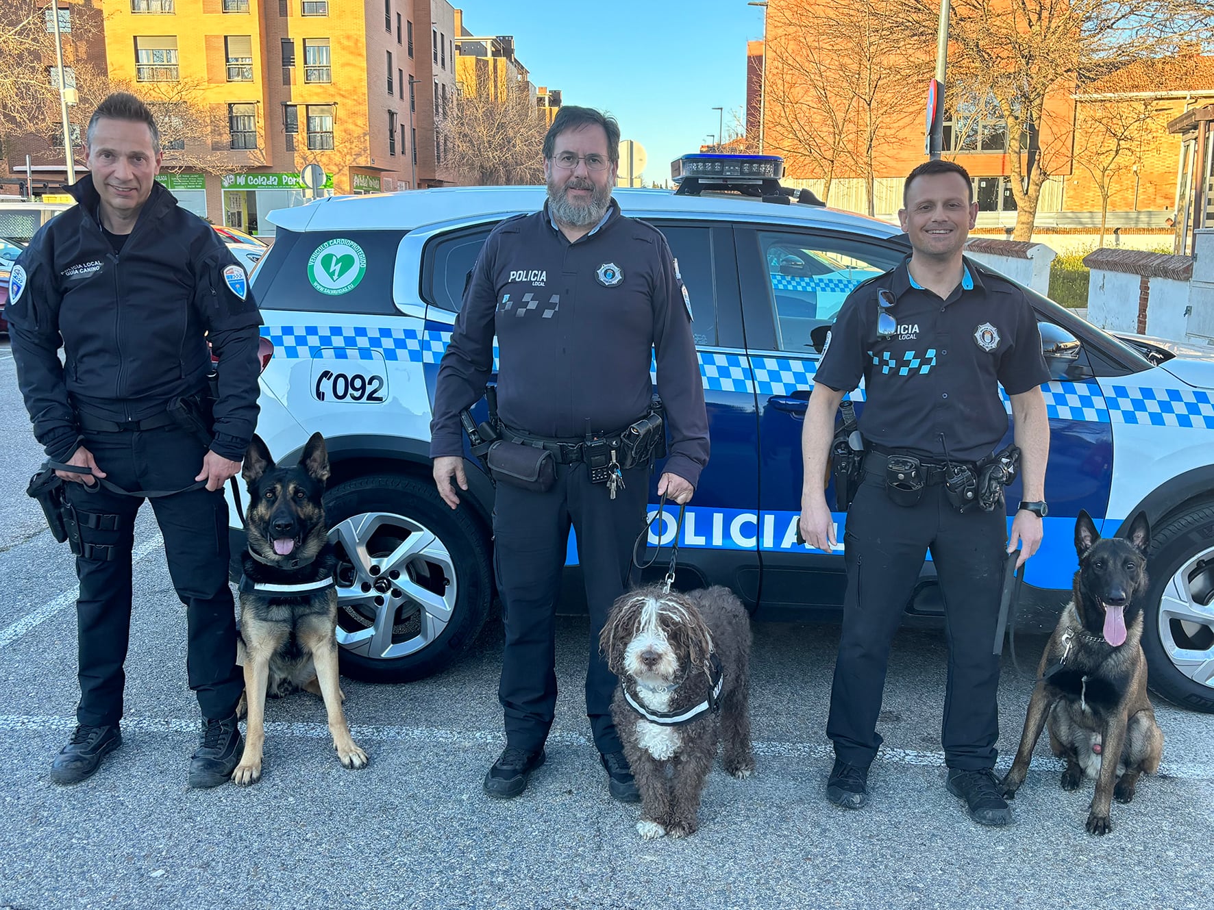 Unidad canina de la Policía Local de Azuqueca de Henares