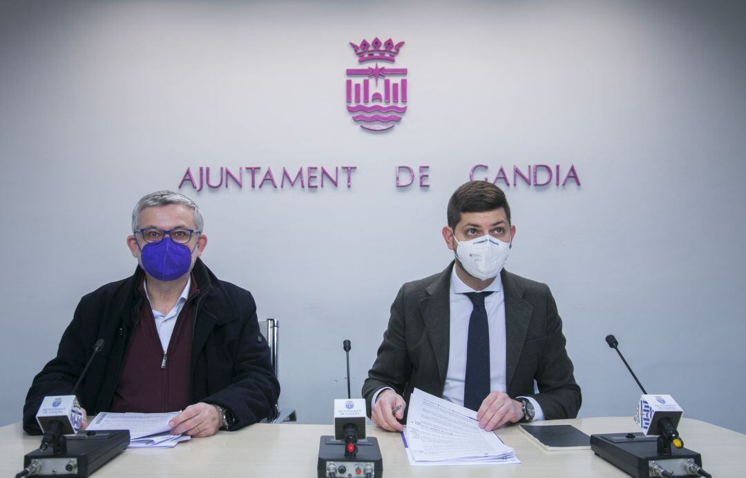 Josep Alandete y José Manuel Prieto dan cuenta de la Junta de Gobierno Local 