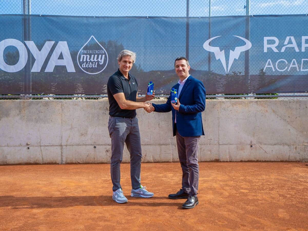 Bezoya se convierte en el agua oficial de la Rafa Nadal Academy