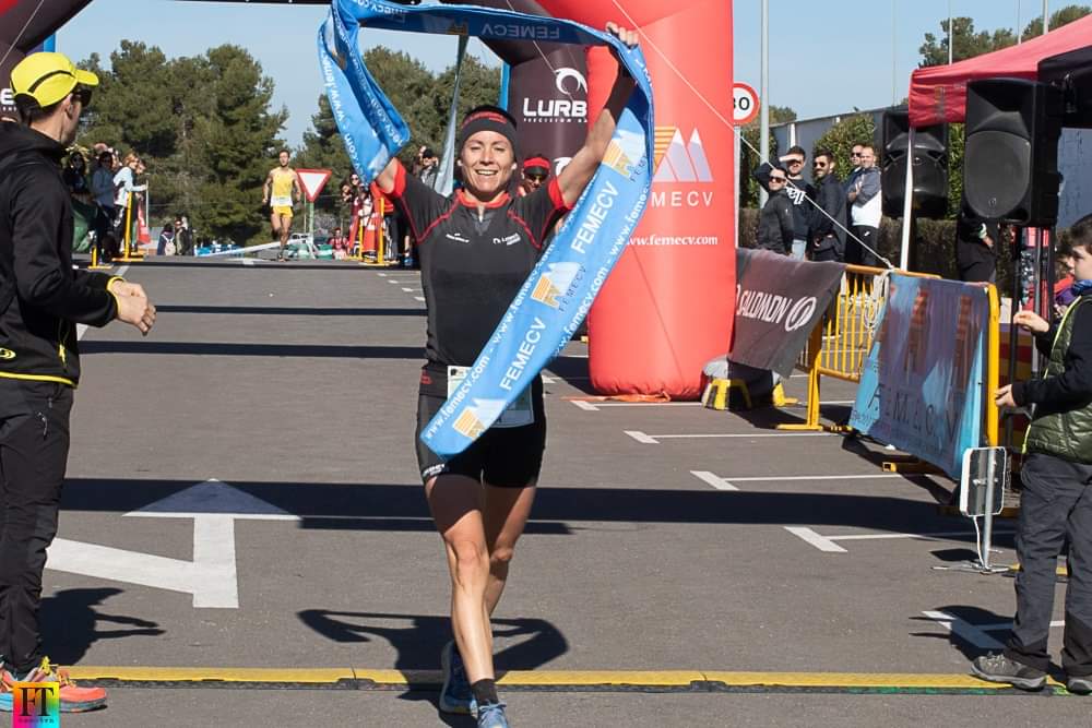 Ana Tauste en carrera