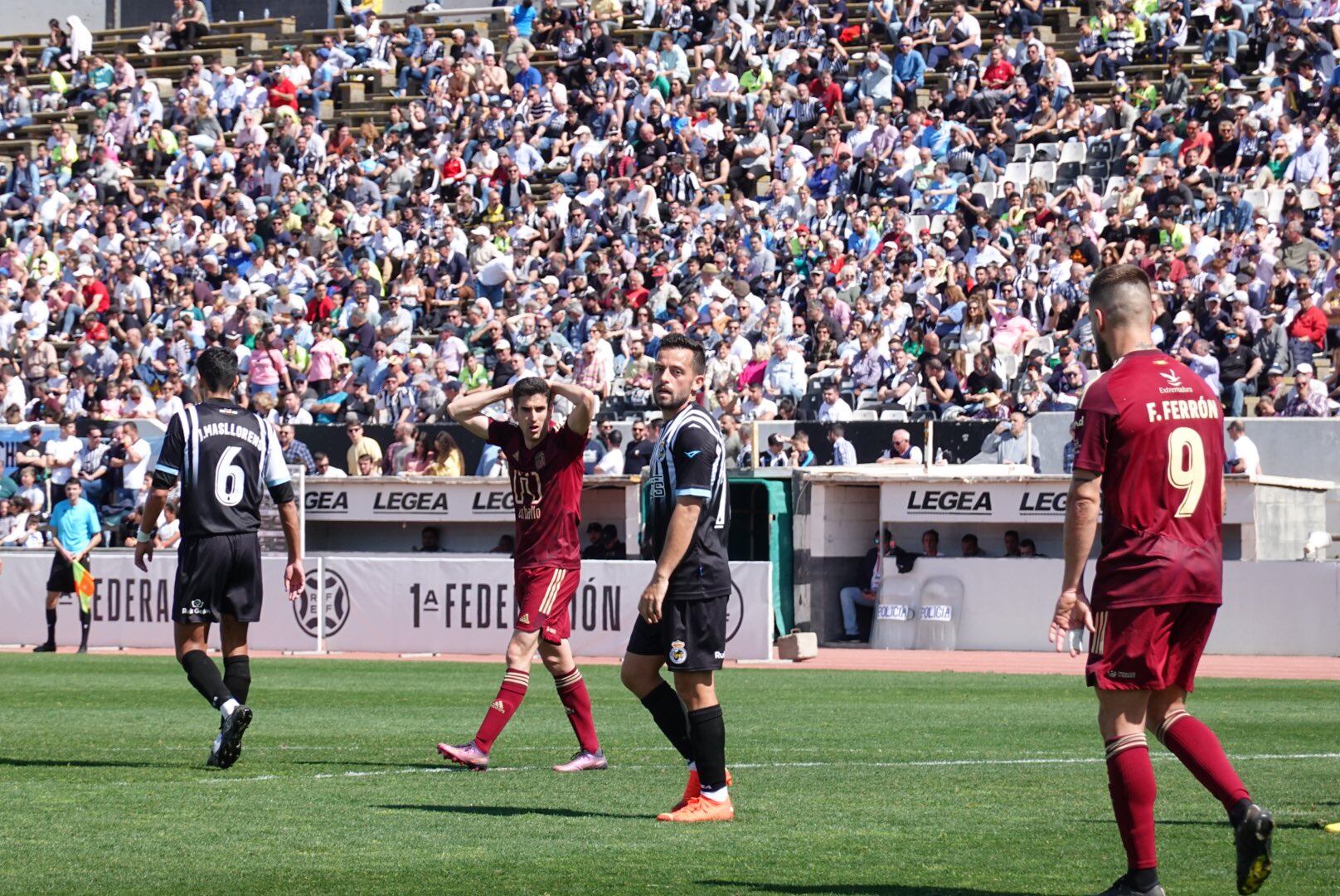 Un momento del partido