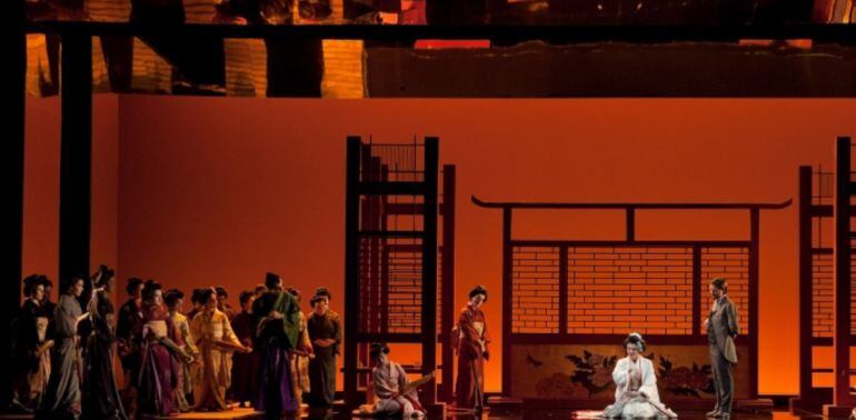 Interprecatión de Madame Butterfly en A Coruña