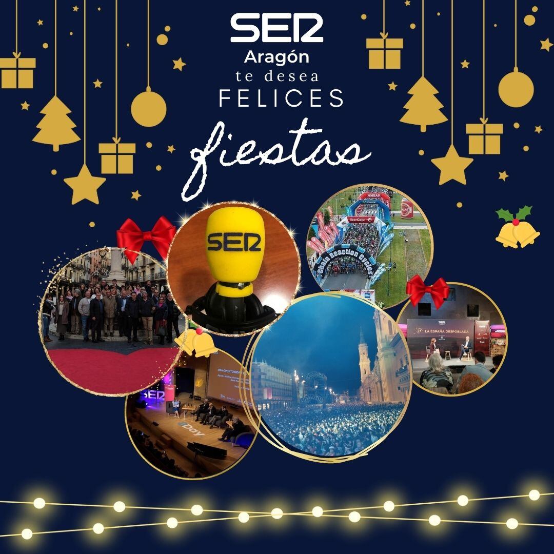 SER Aragón desea Feliz Navidad y Prospero Año Nuevo.