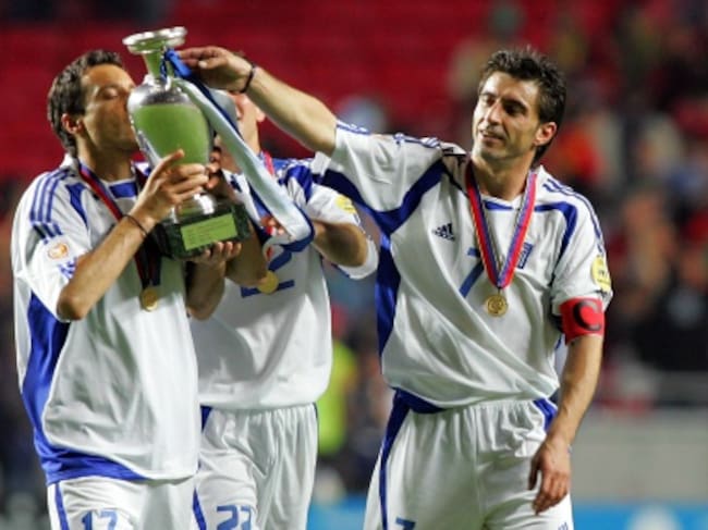 Selección griega campeona de la Eurocopa 2004