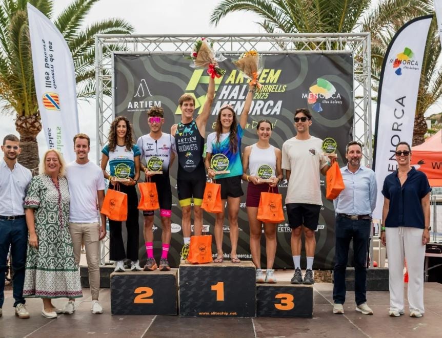 Nil Riudavets i Maria Sbert es van imposar a la distància Short.