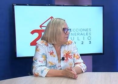 Josefa Jurado en una entrevista en Ser Andújar