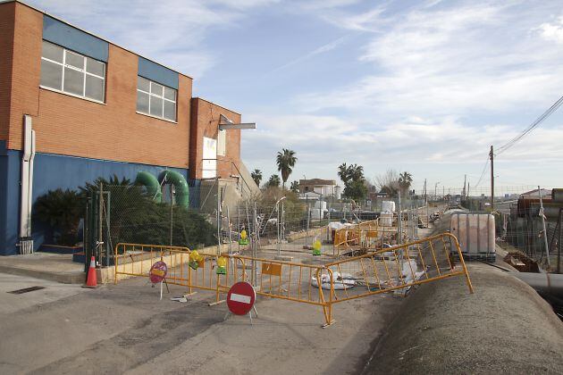 Zona de obras Camí Fondo