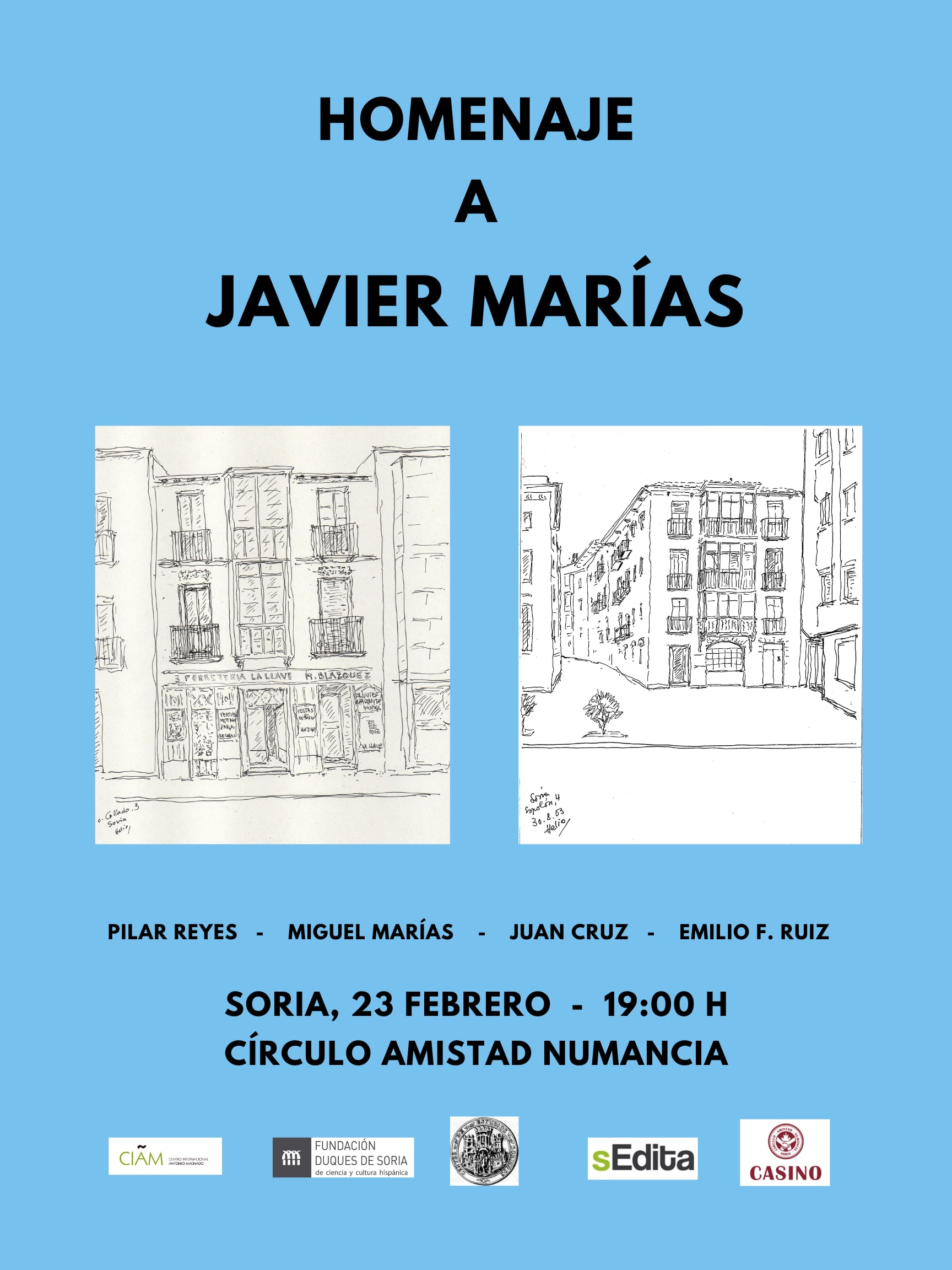 Homenaje a Javier Marías.