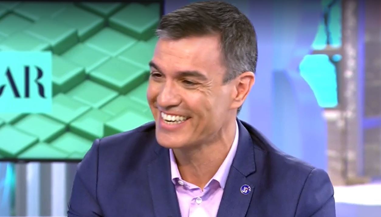 El presidente del Gobierno, Pedro Sánchez, en &#039;El programa de Ana Rosa&#039;.