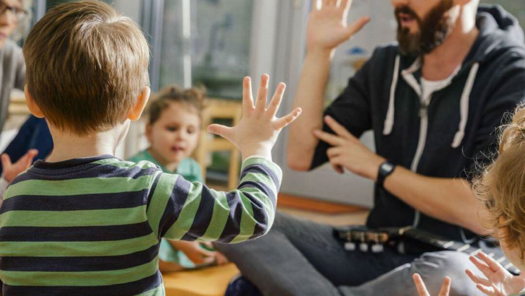 Niños en clase