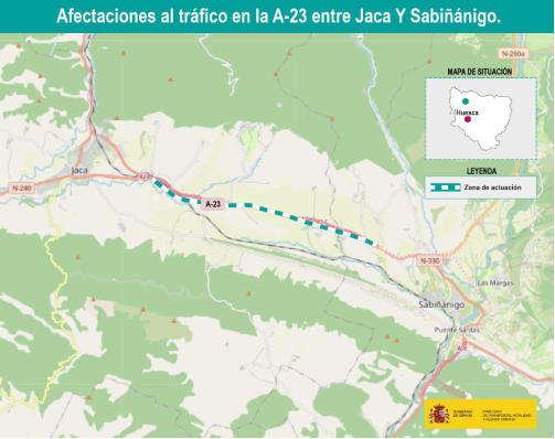 Los trabajos se ejecutarán entre los kilómetros 624 y 613,750
