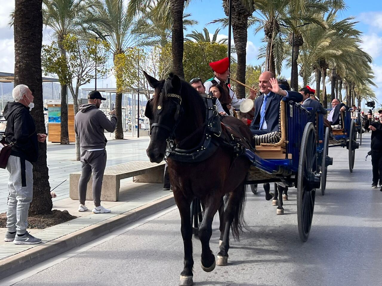 Tras el discurso se ha celebrado el tradicional desfile de carros