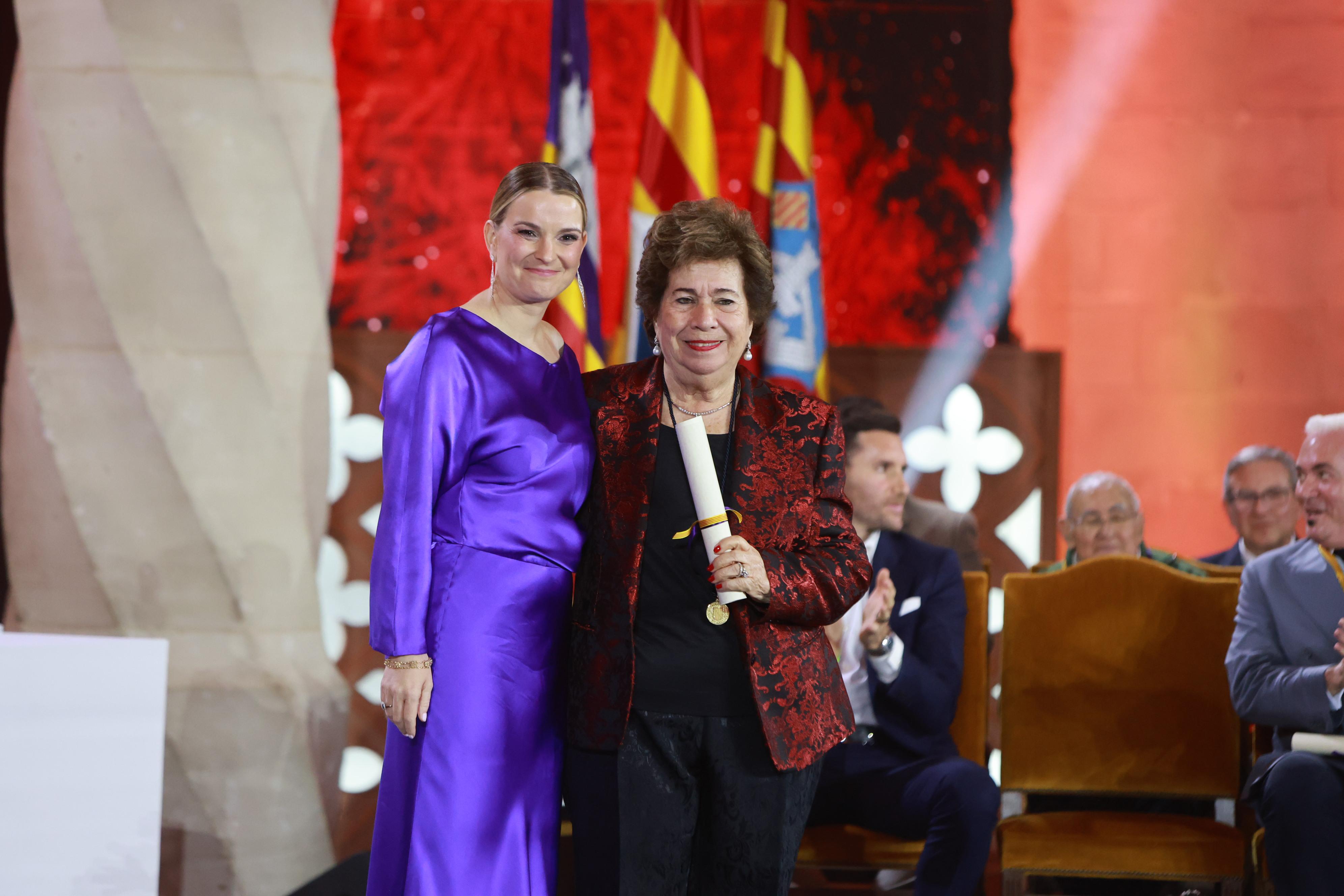 Prohens y Cava de Llano, durante el acto