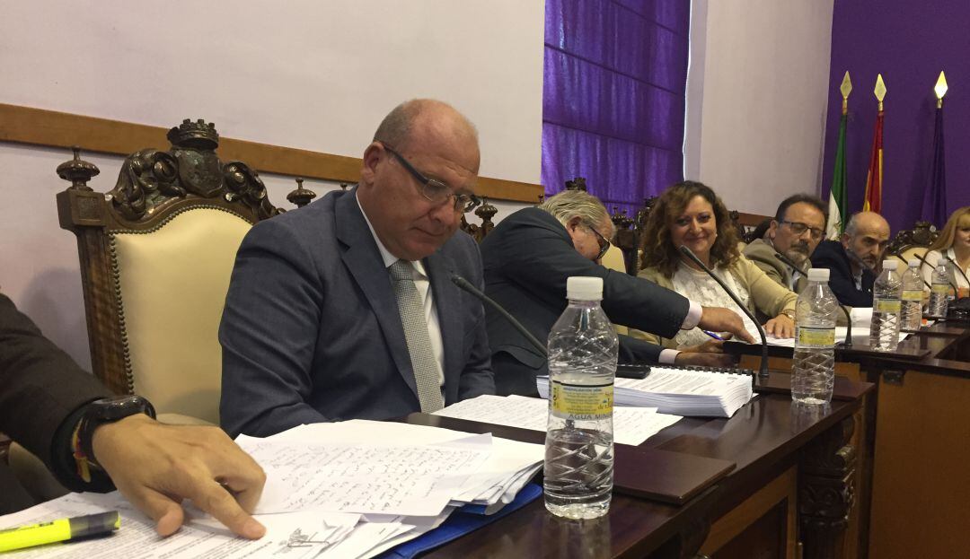 Javier Márquez se ha despedido este jueves de la política municipal jiennense