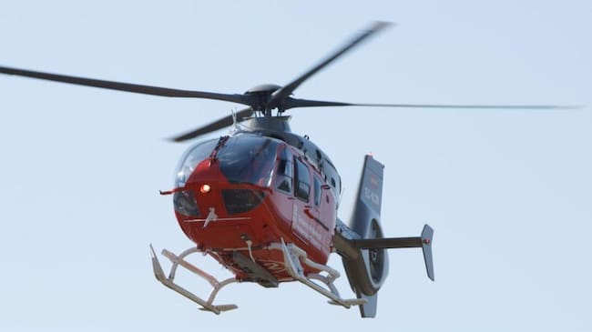 Helicóptero de rescate en Navarra