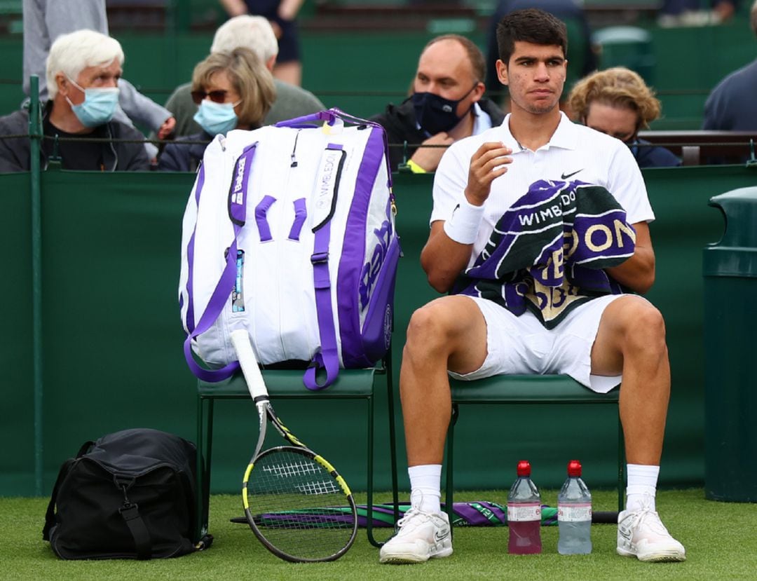 Carlos Alcaraz en Wimbledon