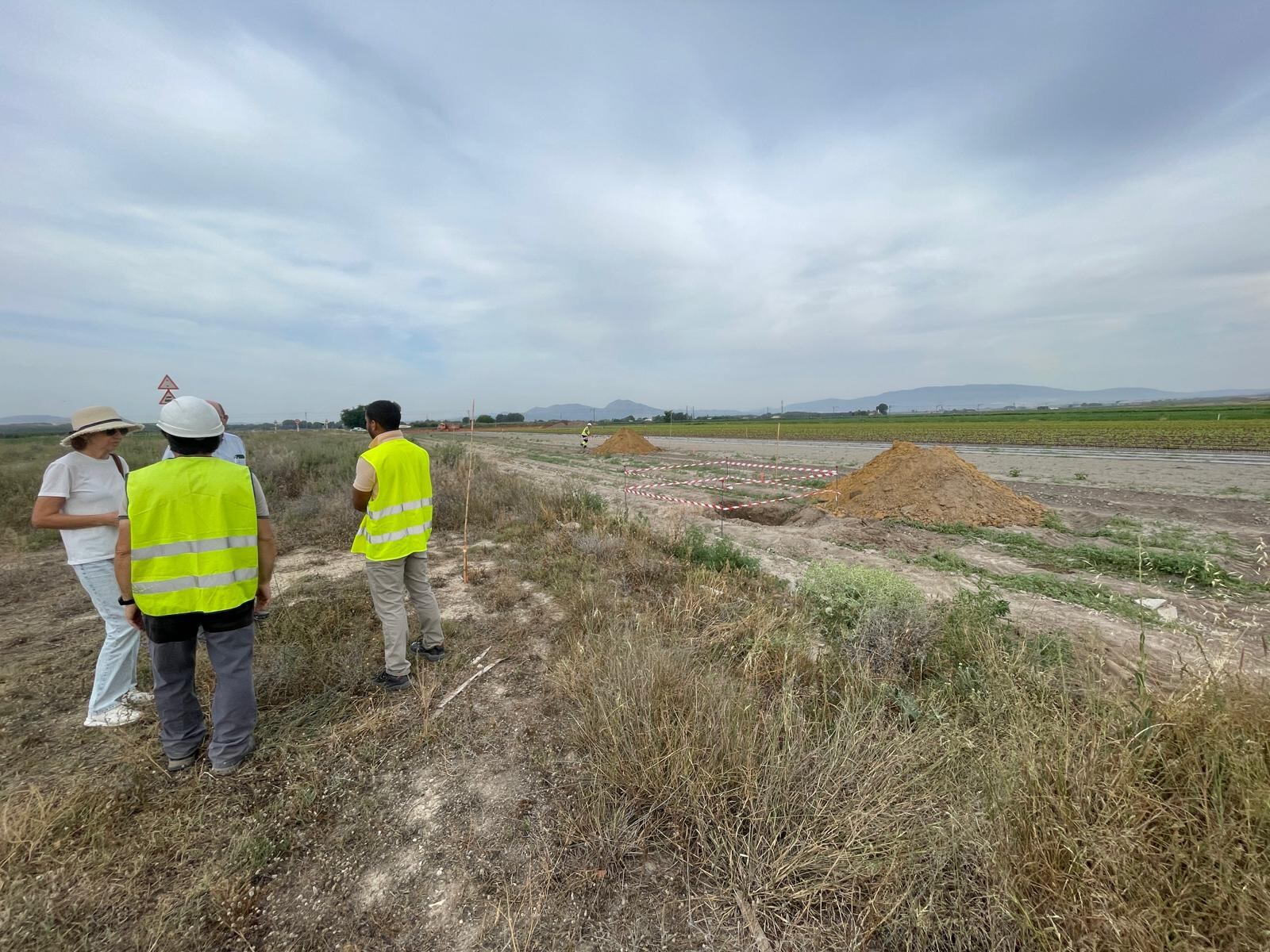 Lugar de las obras del paso a nivel