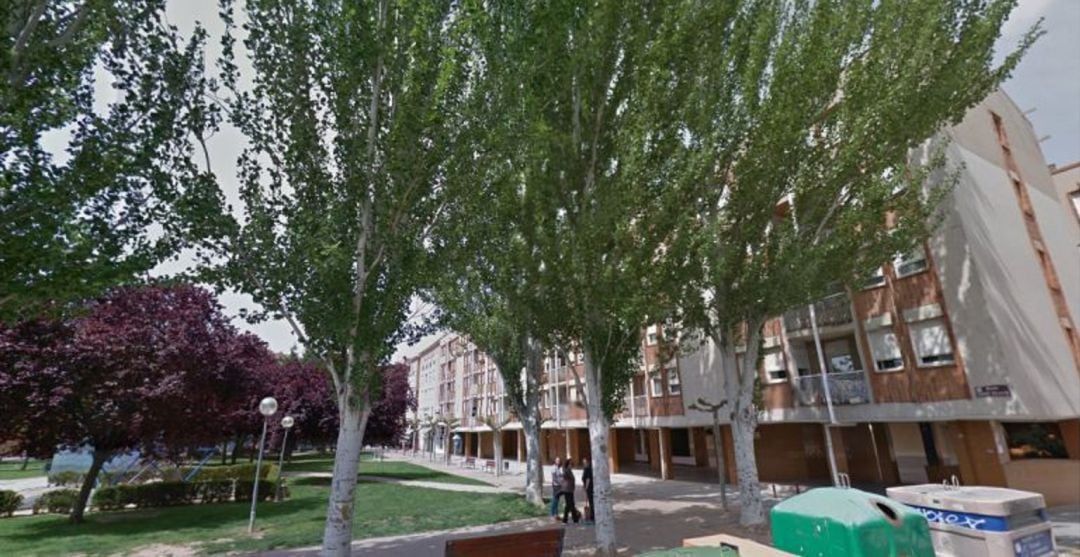 Plaza de Virrey Velasco en el barrio de Santiago de Palencia