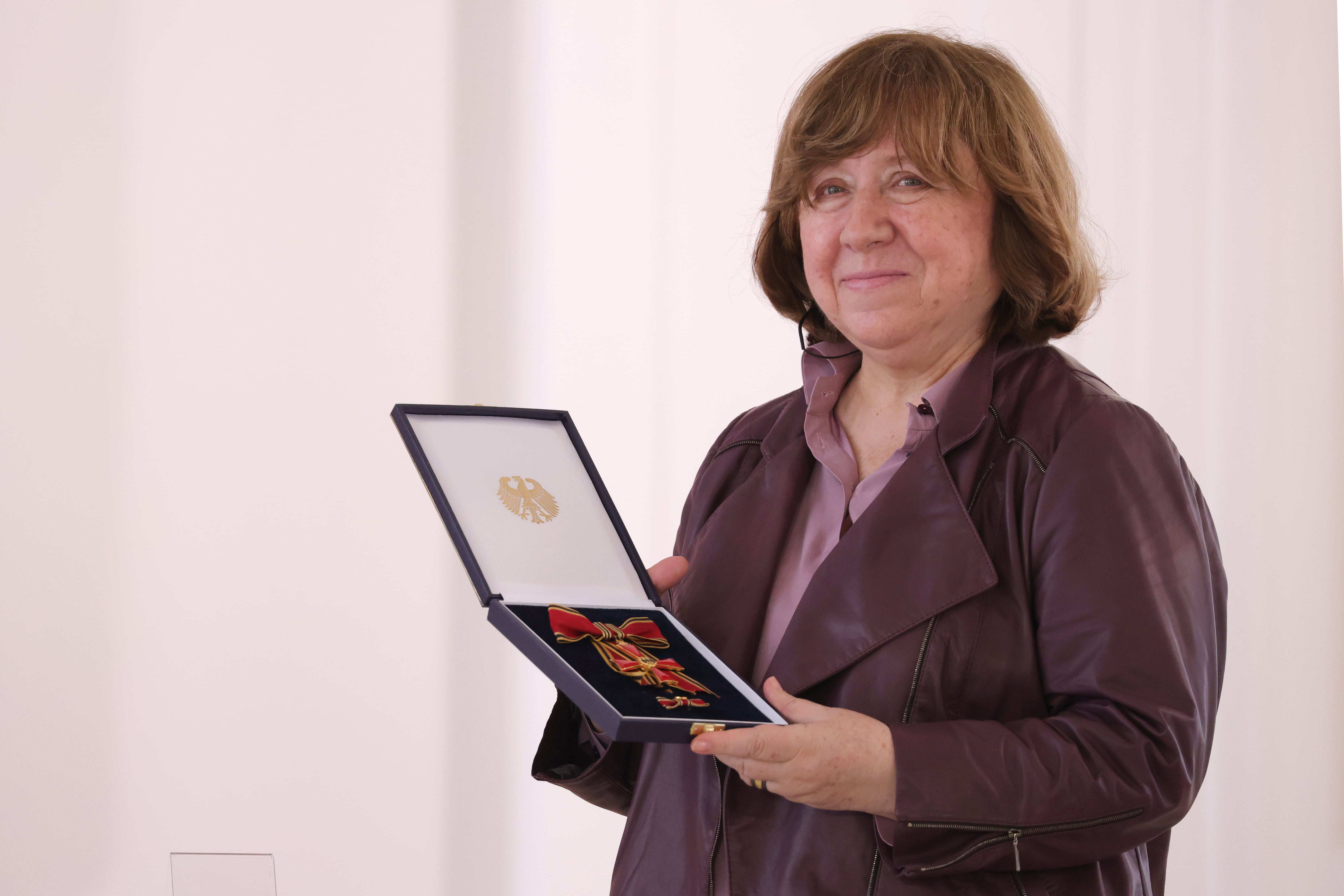 La premio Nobel Svetlana Aleksievich.(Photo by Andreas Rentz/Getty Images)