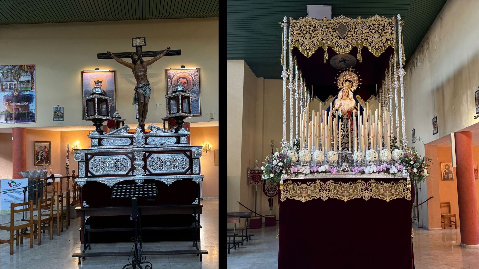 Jesús el Abandono y Nuestra Señora del Mayor Dolor.