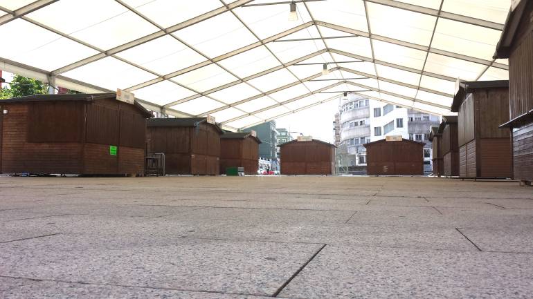 Las casetas que deben ser retiraras