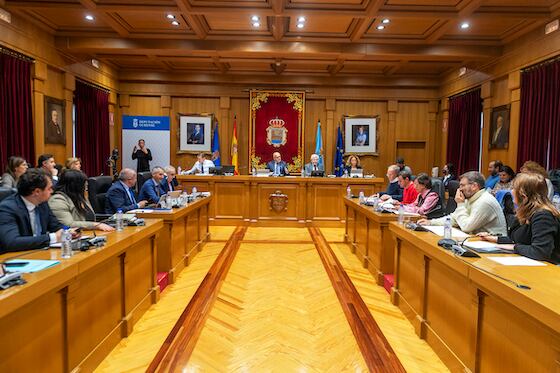 Pleno ordinario de la Deputación Ourense, novembro de 2022.