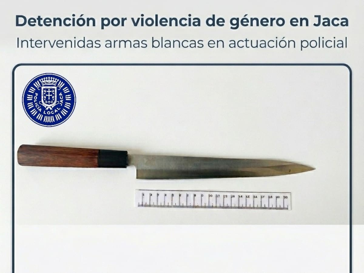 Detención por violencia de género en Jaca