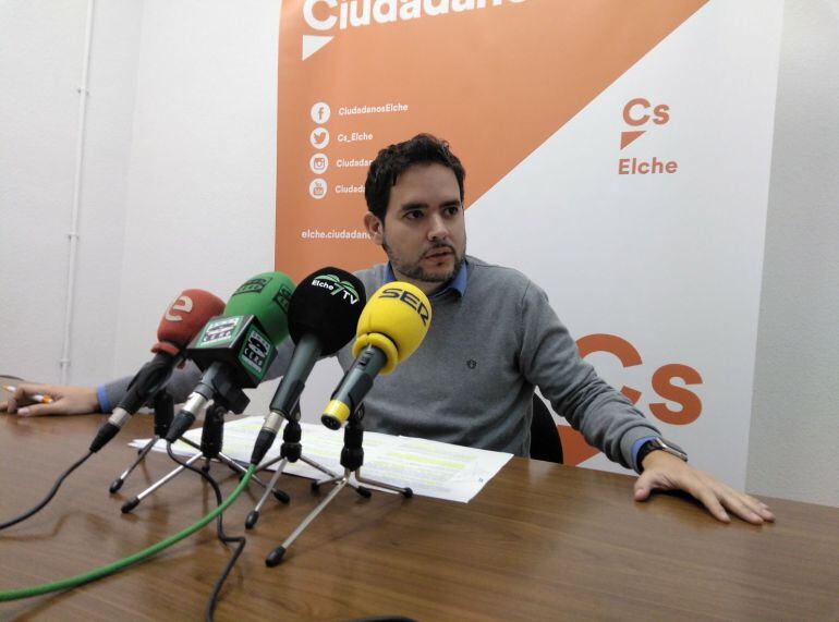 David Caballero, portavoz Ciudadanos Elche