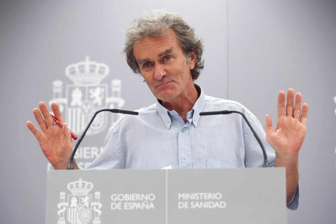 El director del Centro de Coordinación de Alertas y Emergencias Sanitarias (CCAES), Fernando Simón, este jueves.