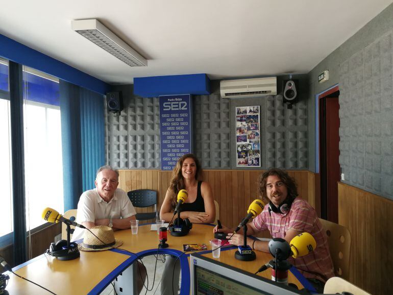 Julio Herranz, Luciana Aversa y Alberto Ferrer