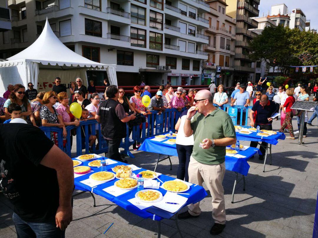 Concurso de Tortilla de Patatas de Radio Gandia SER en 2018. 