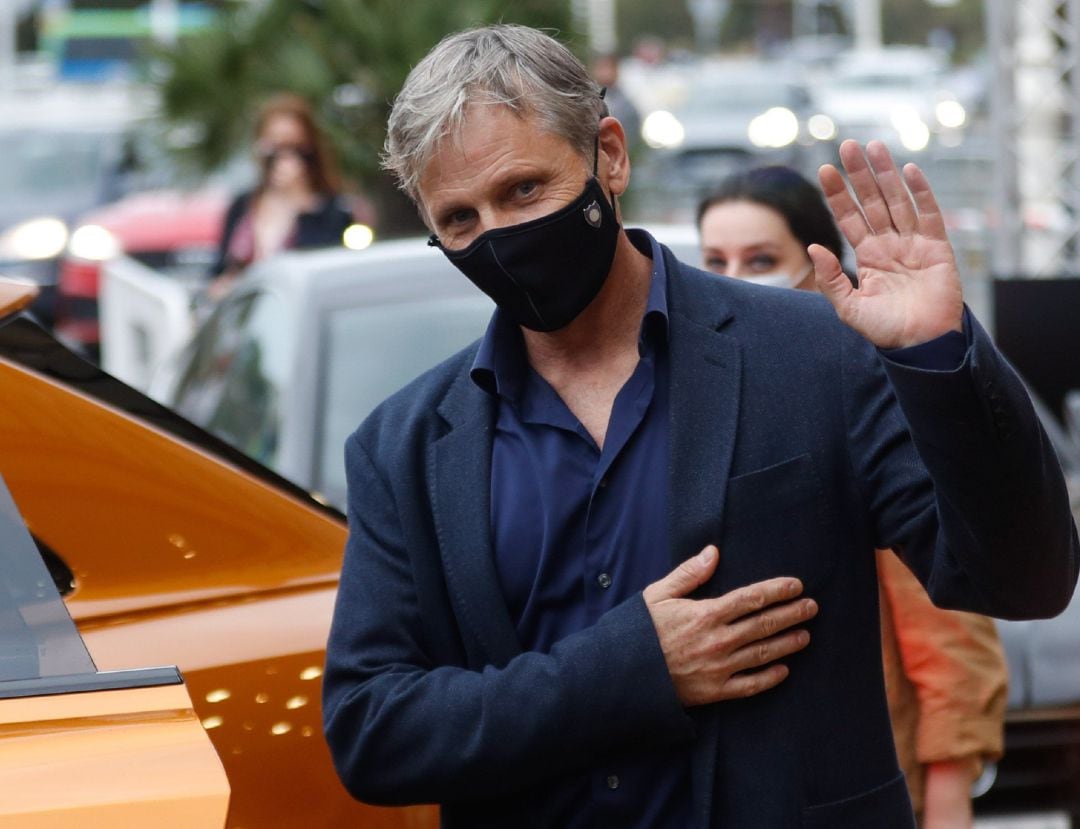 El actor Viggo Mortensen, en San Sebastián