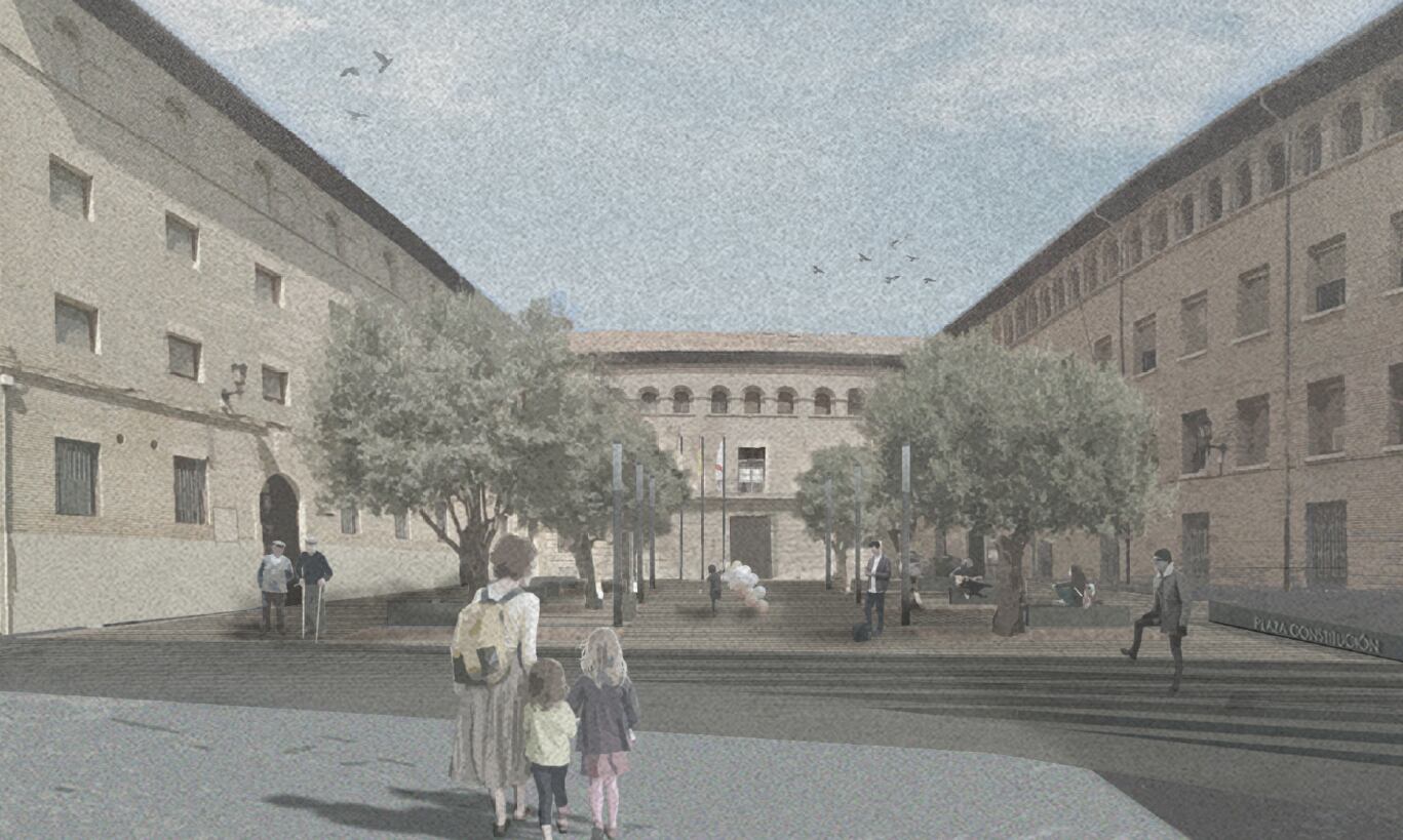 Proyecto de la Plaza Constitución de Barbastro