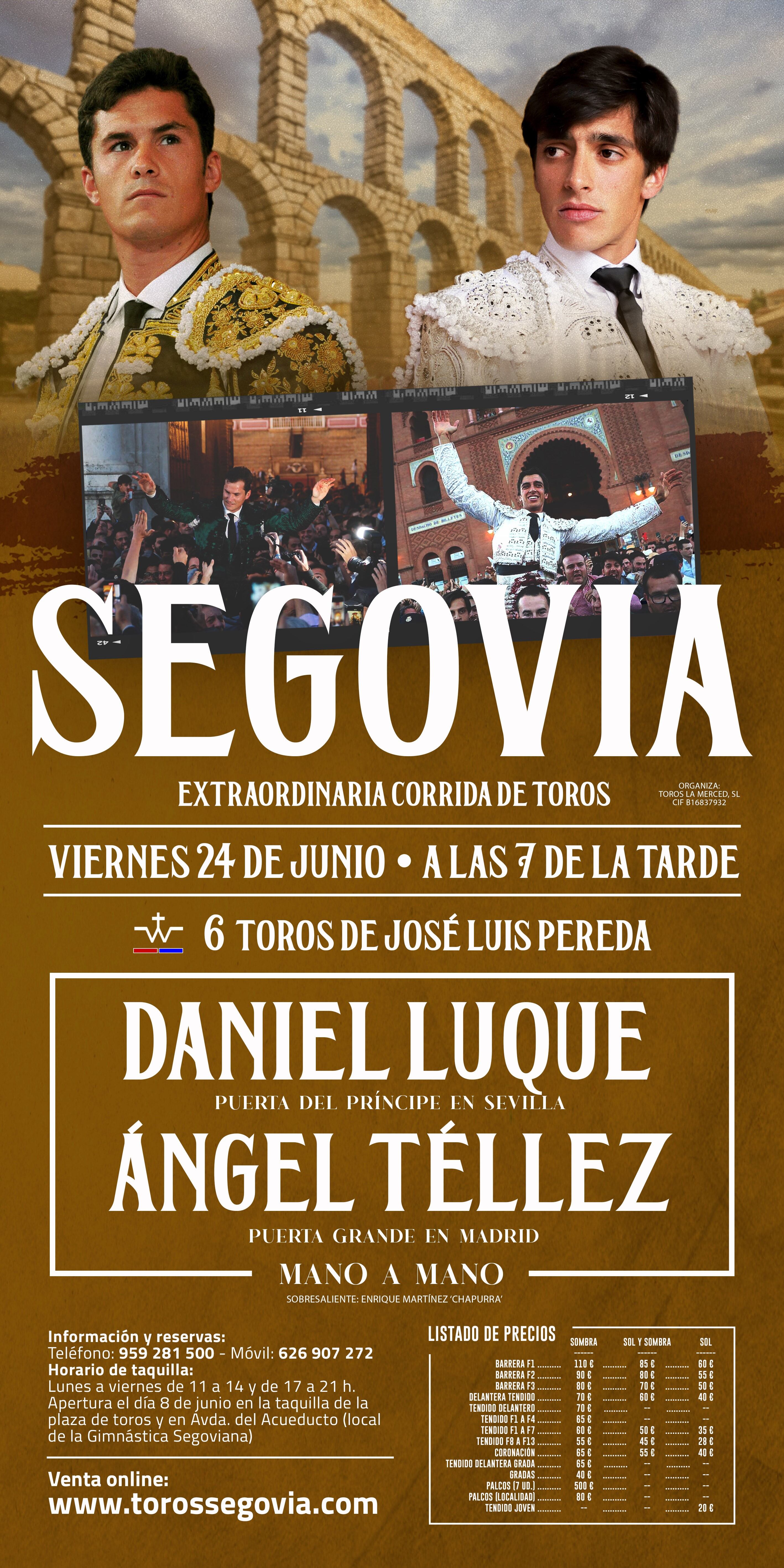Cartel Toros Segovia