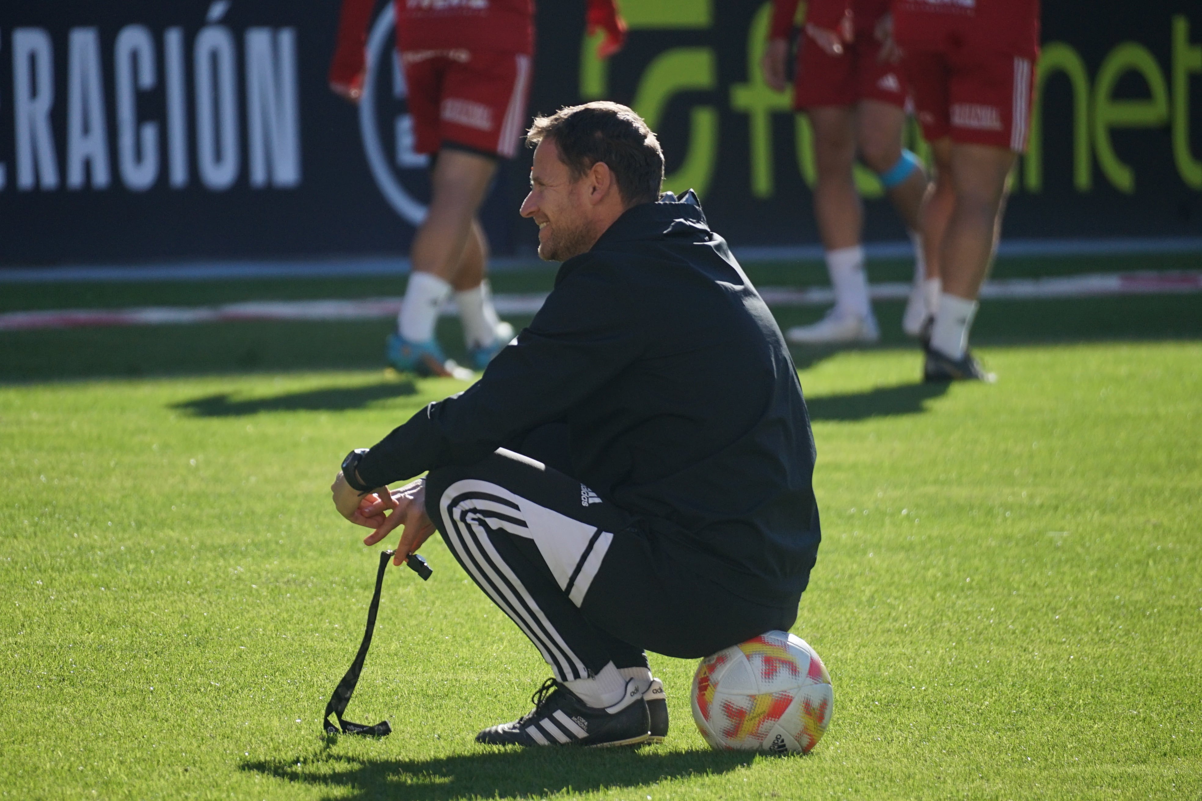 Mario Simón, entrenador del Real Murcia