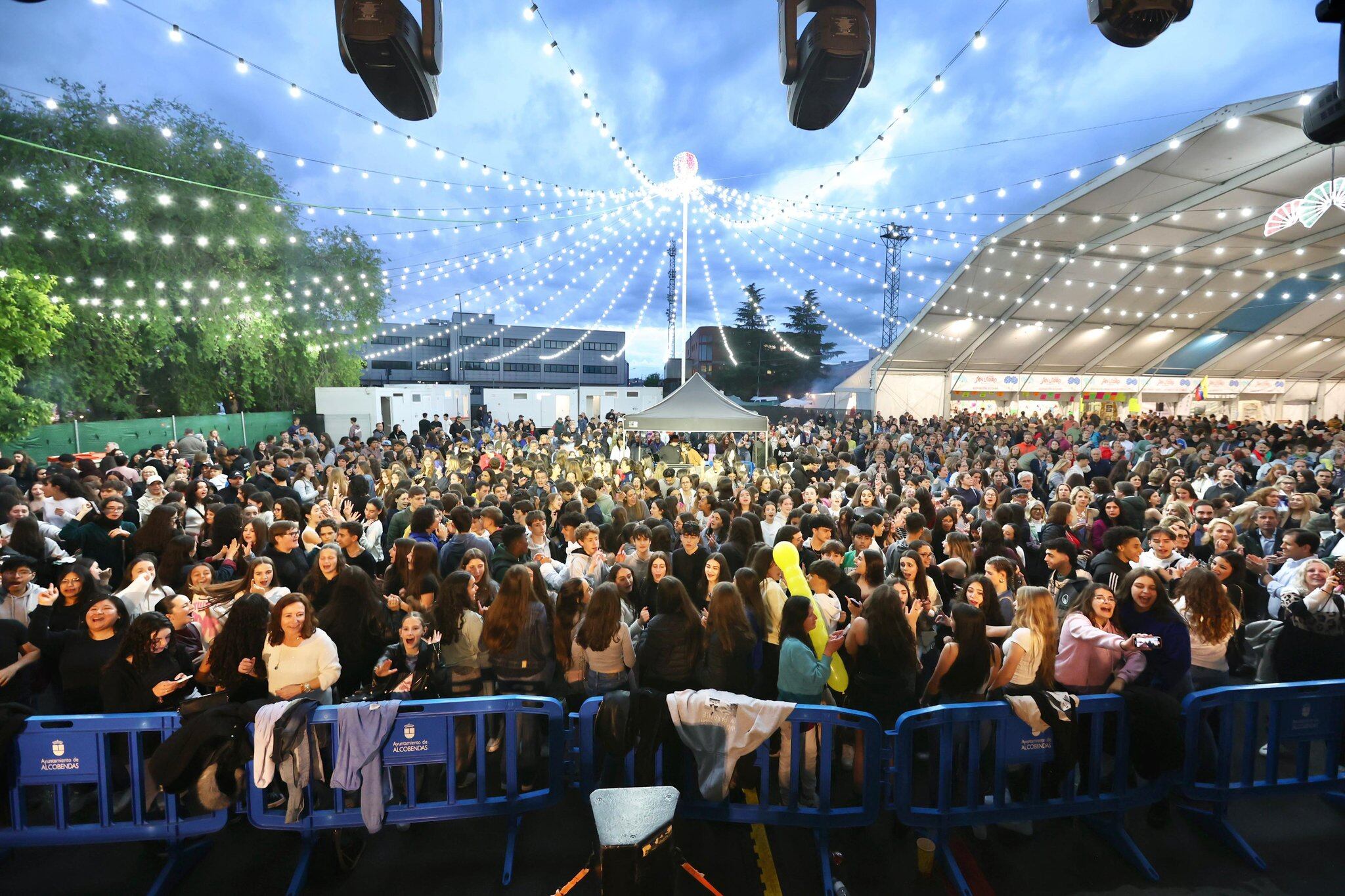 Encendido de Luces en las Fiestas de Alcobendas