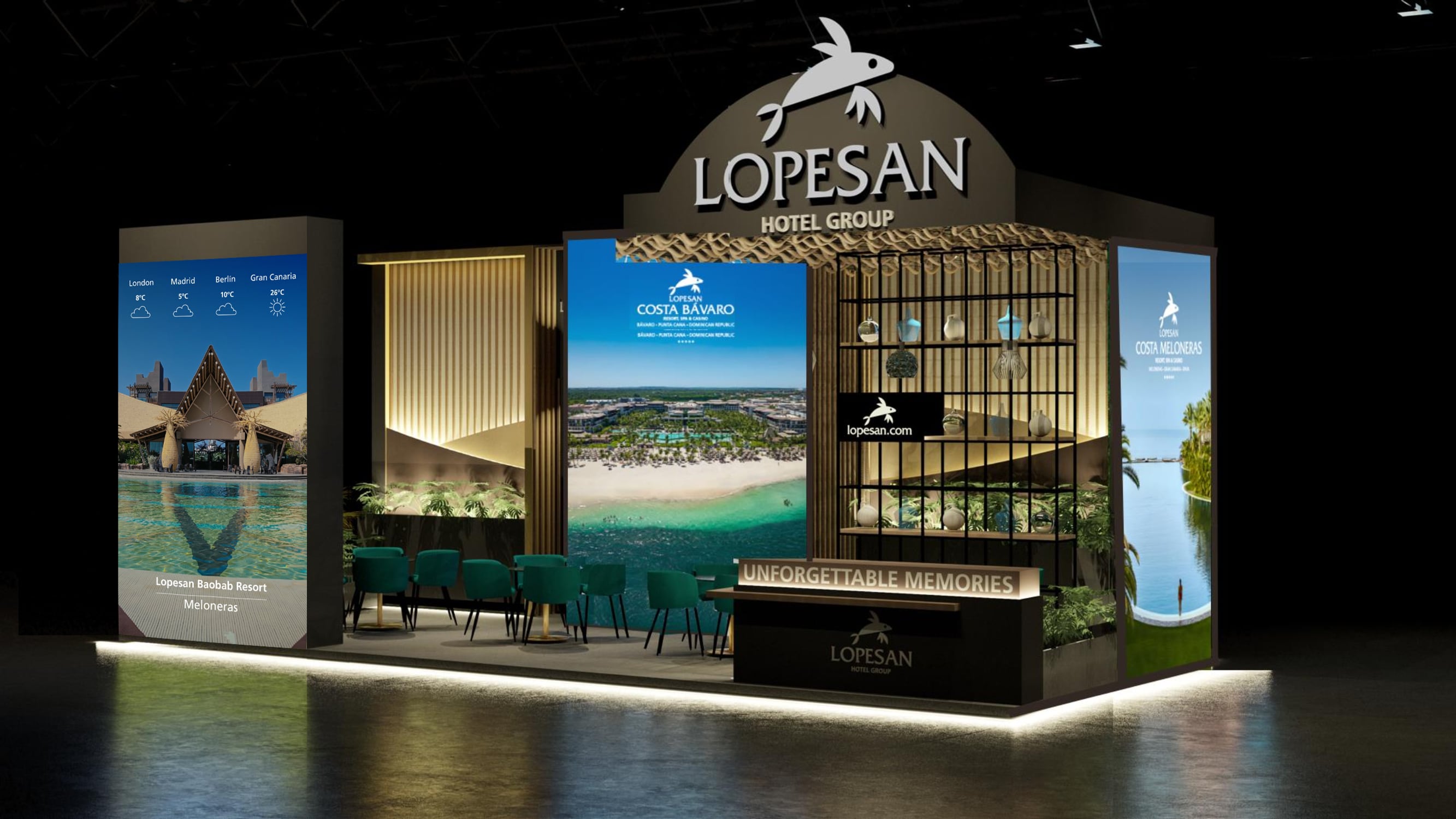 Stand de Lopesan en Fitur