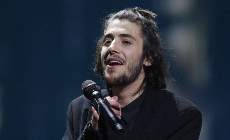 Salvador Sobral, durante su actuación en el Festival de Eurovisión que ganó el 13 de mayo de este año.