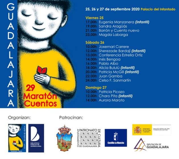 Cartel del Maratón de los Cuentos