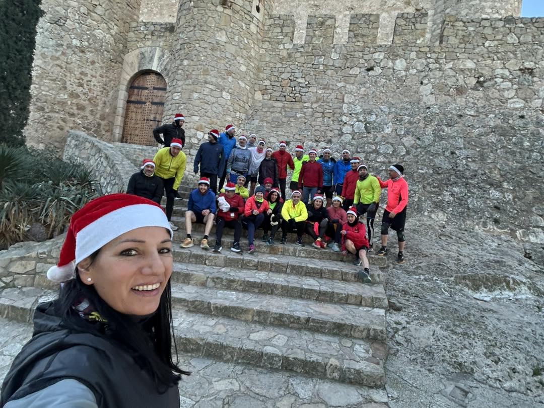 Entrenamiento navideño para la San Silvestre