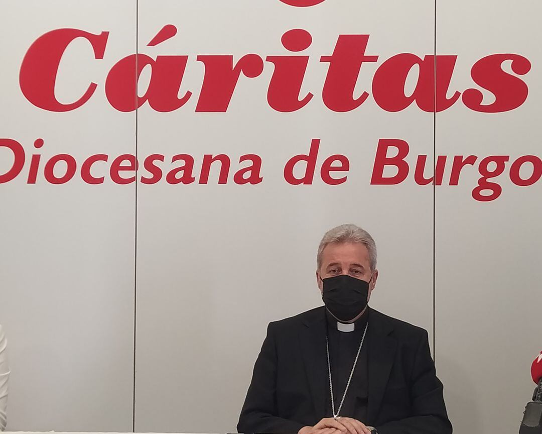 El arzobispo de Burgos, Mario Iceta, ha presentado la Memoria de Cáritas 2020