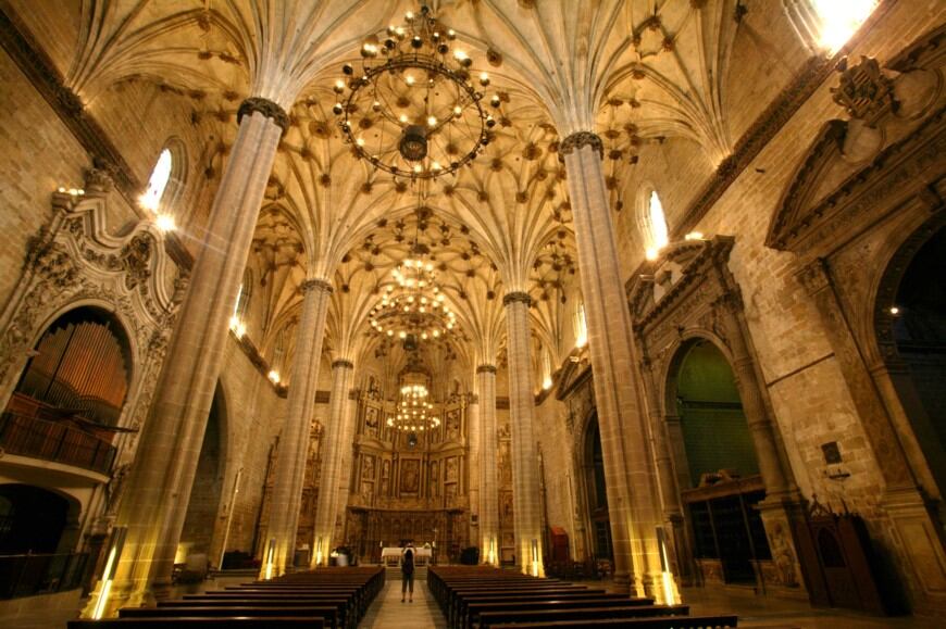 Interior de la Catedral de Barbastro